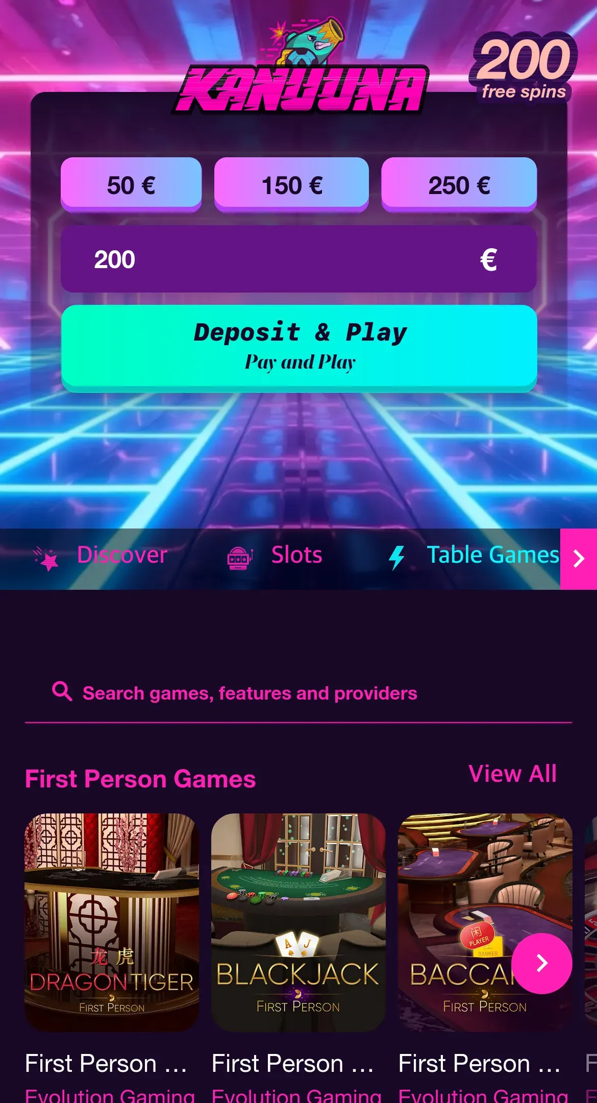 Mobile table games